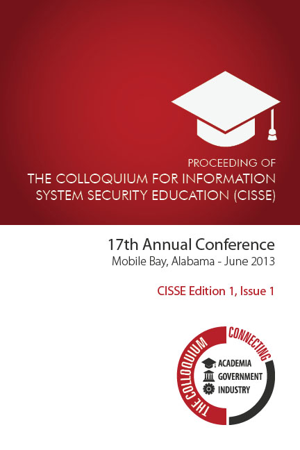 Cover - CISSE Volume 1, Issue 1